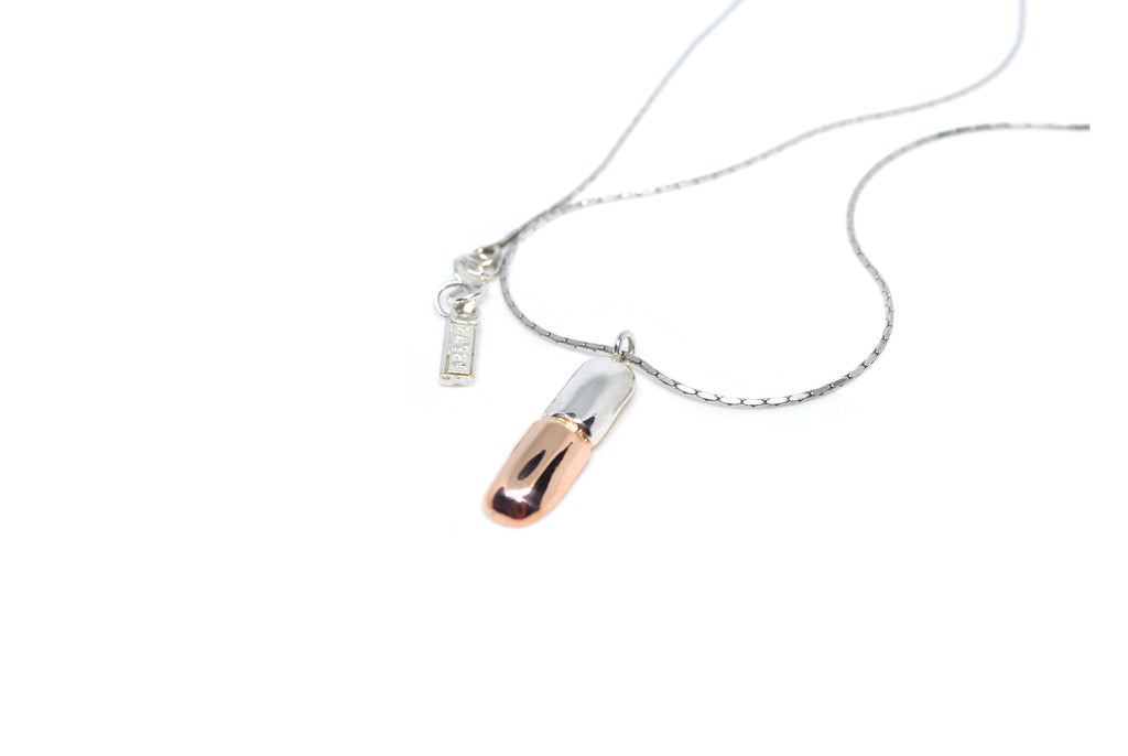 Pink Pill Necklace